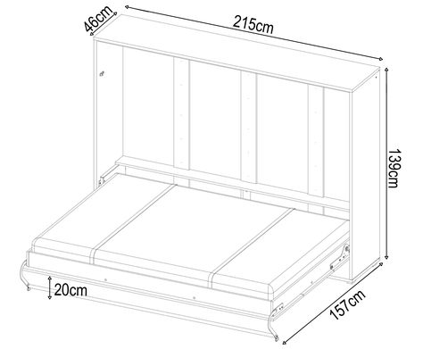 Unmade Bed, Horizontal Murphy Bed, Beds For Small Rooms, Upholstered Sleigh Bed, Murphy Wall Beds, Space Saving Beds, Diy Store, Wall Bed, Wooden Bed Frames