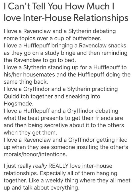 Slytherin X Hufflepuff Relationship, Hp Houses, Gryffindor Ravenclaw, Slytherin And Hufflepuff, Slytherin Pride, Yer A Wizard Harry, Harry Potter Houses, Harry Potter Headcannons, Harry Potter Marauders