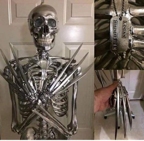 Wolverine 's adamantium skeleton - 9GAG Wolverine Skeleton, Funny Af Memes, Armadura Cosplay, Wolverine Xmen, Marvel Wolverine, Wolverine Art, Wolverine Hugh Jackman, Logan Wolverine, The Wolverine