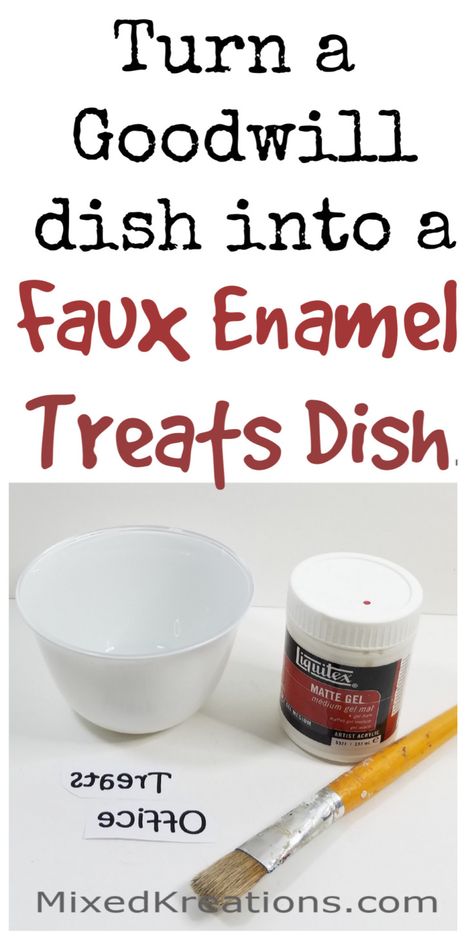 Faux enamel candy dish / how to upcycle a Goodwill dish into a office treats dish / diy faux enamel candy dish #UpcycledGoodwillDish #fauxenameldish #DiyCandyDiy #mixedkreations.com” /> Candy Dish Diy, Goodwill Upcycle, Office Treats, Diy Dish, Enamel Dishes, Matte Gel, Diy Candy, Glass Dishes, Image Transfer