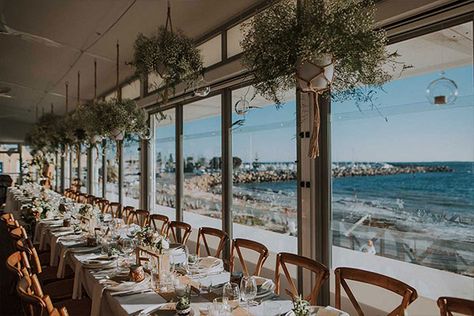 Oceanfront Wedding Perth Perth Beach, Perth Wedding Venues, Beach House Wedding, Beach Wedding Venues, Oceanfront Wedding, Elegant Restaurants, Wedding Venues Uk, Wedding Venues Beach, Outdoor Wedding Reception