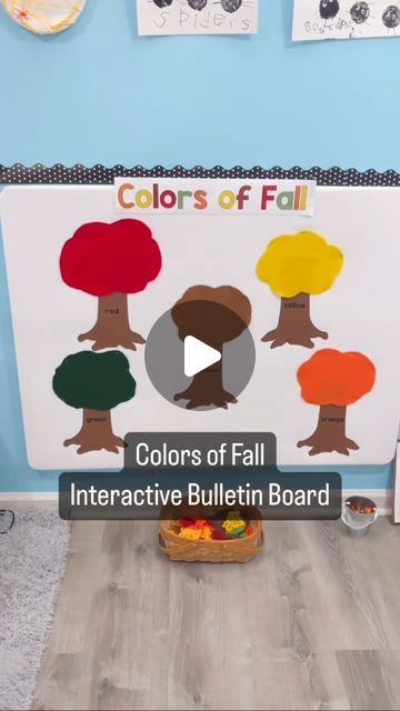 Jamie White on Instagram: "It’s time to “fall” in love with learning through this interactive bulletin board! 🎨 Preschoolers will have a blast with colors, sorting, and discovering the magic of autumn leaves. 🍂🌳🍂

And the best part? It doesn’t eat up precious floor space! Plus, it’s a beautiful display even when not in use, so get ready to “rake” in the compliments! 🍁👏

Would you like a link to directions and more pictures? It also has a link to the free color word recording sheet. 👋

#PreschoolTeacher #PlayMatters #PlayMore #PlayIsEnough #PreKTeachers #PlayBasedLearning #EarlyChildhoodEducation #PreschoolTour #LearningThroughPlay #PreschoolActivities #PreKClassroom #PreschoolPlay #ChildhoodEducation #TeacherTips #PreschoolIdeas #PreschoolInspiration #BulletinBoard" Fall In Love With Learning, Bubble Map, Jamie White, Interactive Bulletin Boards, Interactive Bulletin Board, Fall Bulletin Boards, Prek Classroom, Playbased Learning, School Inspiration