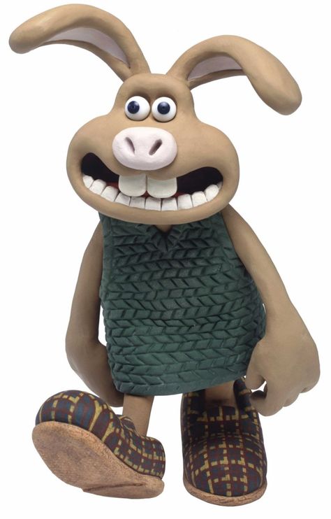 Wallace And Gromit Curse Of The Were Rabbit, Curse Of The Were Rabbit, Were Rabbit, Wallace And Gromit Characters, Clay Animation, Timmy Time, Wallace And Gromit, Aardman Animations, Rabbit Photos