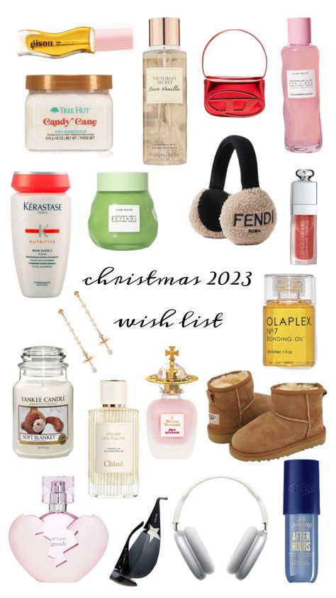 christmas vibes, holidays, christmas gift ideas, presents inspo, christmas 2023 wish list, skincare products, unrealistic wish list for christmas, gift xmas, gift for bf bestfriend 2023 Wish List, Wish List For Christmas, Gift For Bf, List For Christmas, Bf Gifts, Cute Presents, Christmas Vibes, Lip Glow, Christmas 2023