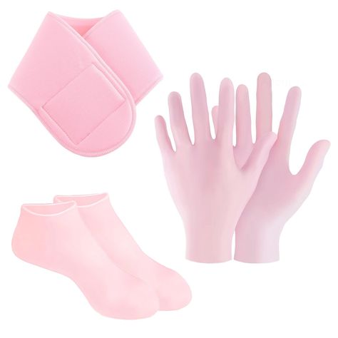 PRICES MAY VARY. Silicone 1.【Package Included】1 Pair Moisturizing Gloves 1 Pair Moisturizing Socks and 1 Piece of silicone neck strap. Washable and unisex, can be washed repeatedly, Long reusable cycle. Meet your daily requirement of using. 2.【Key Silicone Socks】 Keep your feet healthy and looking their best with our moisturizing silicone socks. including aloe socks, allowing you to keep your silicone socks clean and hygienic. Our heel socks for dry cracked feet not only relieve dryness and crac Aloe Socks, Silicone Socks, Moisturizing Gloves, Spa Socks, Gel Socks, Neck Mask, Heel Socks, Aloe Vera Oil, Flexible Stretches