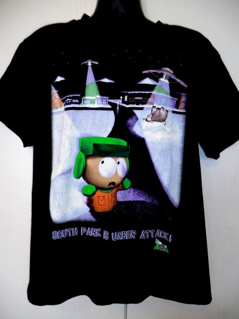 Vintage South Park Shirt, South Park Belt, South Park Inspired Outfits, South Park Clothes, South Park Outfits, South Park Shirt, Vintage South Park, Silly Clothes, Silly Shirt