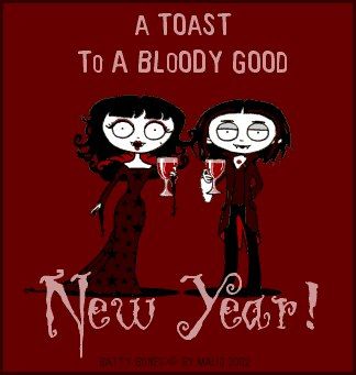 Let us Toast! Scary Christmas, Creepy Christmas, Dark Christmas, Quotes About New Year, New Year Celebration, After Dark, Nightmare Before Christmas, New Years Eve, Christmas And New Year