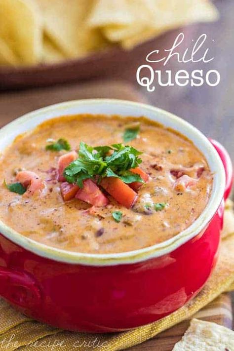 Chili Queso Dip, Chili Queso, Cheese Dips, Queso Dip Recipes, Buffalo Wild, The Recipe Critic, Buffalo Wild Wings, Recipe Critic, Queso Dip