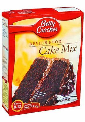 ARE YOU KIDDING CAKE? I have named this cake appropriately because that's what people say when they ask for the recipe. I have an Amish friend named Rosie. She gave me this recipe one day and I didn't believe her at first. I thought she surely forgot an ingredient or two. But, she didn't. This is a moist cake and tasty. No icing is needed so it makes a nice lunchbox dessert. Ingredients: 1 box cake mix, any flavor; 3 large eggs beaten; 1 can pie filling, any flavor. Directions... Cake Mix Desserts, Devils Food Cake Mix Recipe, Moist Cake, Box Cake Mix, Dessert Ingredients, Pie Cake, Cake Mix Recipes, Cake Mix Cookies, Food Cake