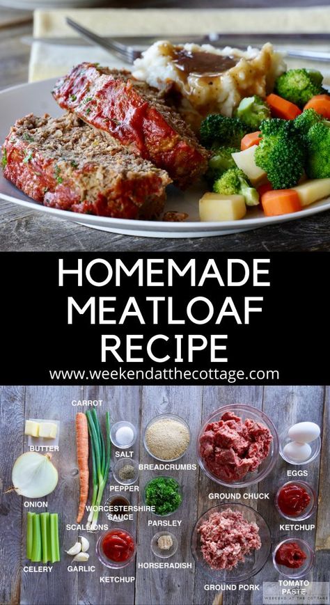 Carrot And Celery Recipes, Recipe With Carrots, Tomato Topping, Pork Meatloaf, Moist Meatloaf, Ground Chuck, Meatloaf Recipes Pioneer Woman, Carrots And Celery, Meatloaf Dinner