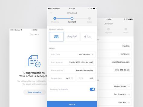 Checkout form by Artyom Khamitov #Design Popular #Dribbble #shots Checkout Ui, Ui Forms, Application Ui Design, App Form, To Do App, Ui Design Mobile, Ui Ux 디자인, Ecommerce App, Web Design Mobile