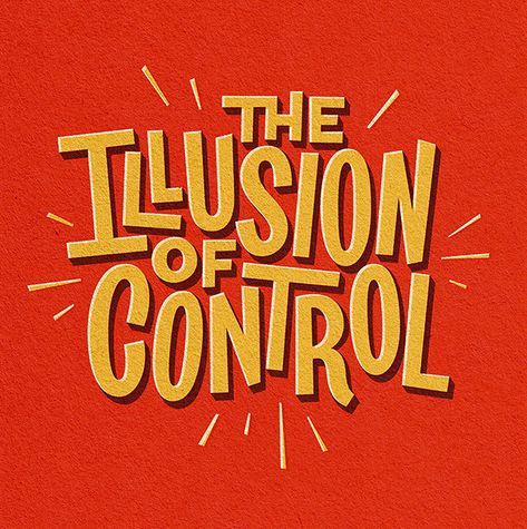 The Illusion of Control Typographie Inspiration, Typography Design Inspiration, Typography Designs, Vintage Logos, 타이포그래피 포스터 디자인, Hand Lettering Inspiration, Cool Typography, Restaurant Logo, Creative Typography