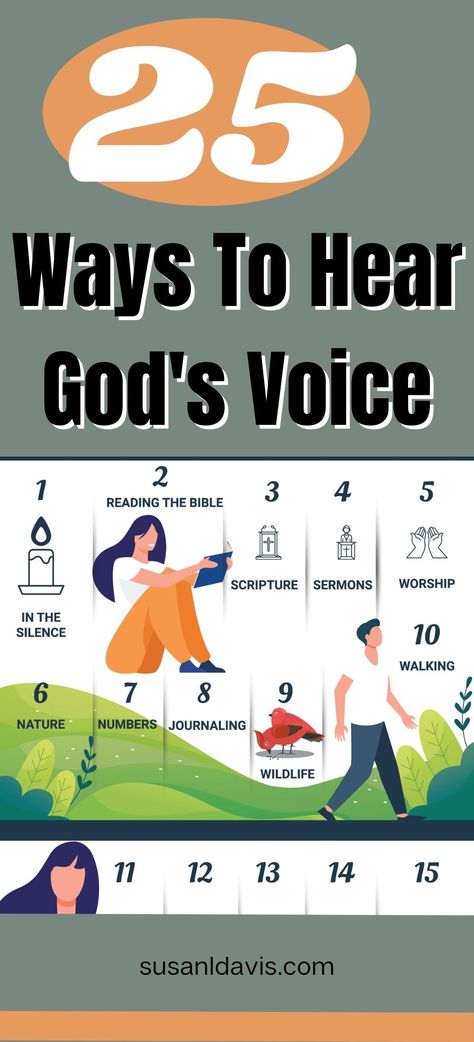 How Does God Speak To Us, How To Hear God's Voice, Ways God Speaks To Us, Christian Reflection, God Voice, Binder Inspiration, God Notes, Prayer Routine, Womens Bible