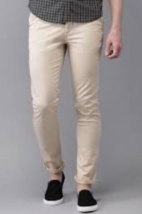 Men's Twill Cotton Pant Cream Gabardine Pants, Garment Cover, Pants Men, Cotton Pants, Mens Pants, Khaki Pants, Hand Wash, Slim Fit, Cream