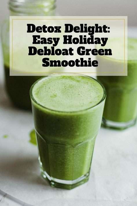 Feeling bloated during the festive season? No worries! Our Detox Delight: Easy Holiday Debloat Green Smoothie is here to rescue the day! Packed with nutrients, this green smoothie will not only help you detox but also keep you energized throughout the day. Don't let the holiday season get you down - click the link, and let's kick bloat to the curb! Debloat Smoothie, Debloating Smoothie, Green Diet, Healthy Eating Guide, Inflammation Recipes, Healthy Diet Smoothies, Cucumber Smoothie, Feeling Bloated, Anti Inflammation Recipes