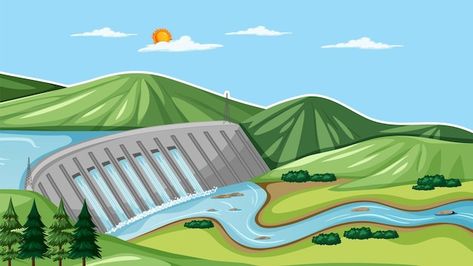 Hydropower Plant, Hydro Power Plant, Water Dam, Thumbnail Design, Tree Saw, Video Library, Cityscape Photos, Nature Backgrounds, Background Banner