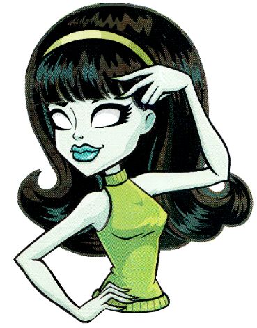 Scarah Screams. Basic Scarah Screams, Profile Art, New Profile, Monster High, Black Hair, Profile Picture, Green, Hair, Black