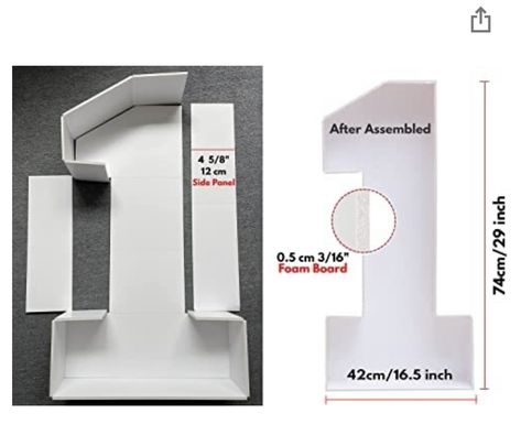 Number For Balloons, Foam Board Numbers With Balloons, Number 1 Mosaic Balloons, Cardboard Balloon Number, Number 1 With Balloons Inside, Number One Box With Balloons, Foam Board Number One, 1 Marquee Number, 1 Ballon Number