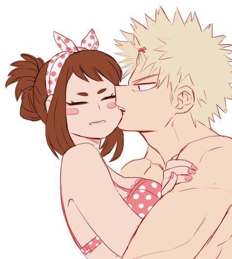 Bakugo Uraraka, Uraraka X Bakugou, Bakugo And Uraraka, Bakugo X Uraraka, Bakugou And Uraraka, Bakugou Manga, Mha Ships, Ochako Uraraka, Bakugo Katsuki