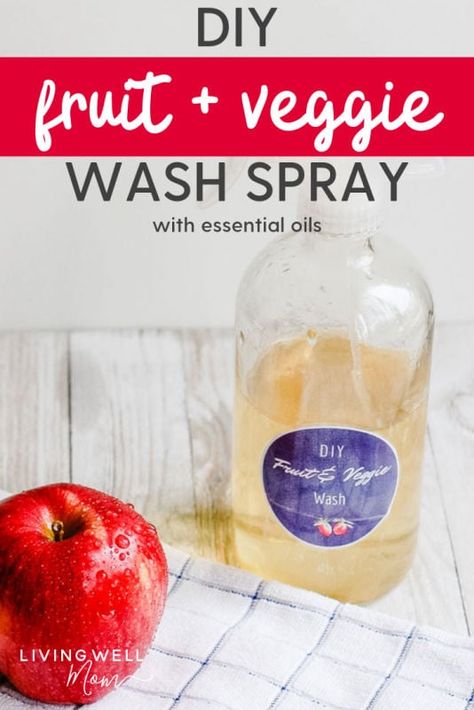 Say goodbye to heavy pesticides, dirt and waxy coatings on your produce with a super easy vinegar fruit wash recipe! With three different variations all using the power of vinegar, you’ll find the perfect spray, scrub or simple soak for getting cleaner, better-for-you produce. Fruit And Veggie Wash, Fruit Veggie Wash, Fruit Wash, Veggie Wash, Vegetable Wash, Fruit And Vegetable Wash, Essential Oil Brands, Natural Recipes, Fruit And Veggie