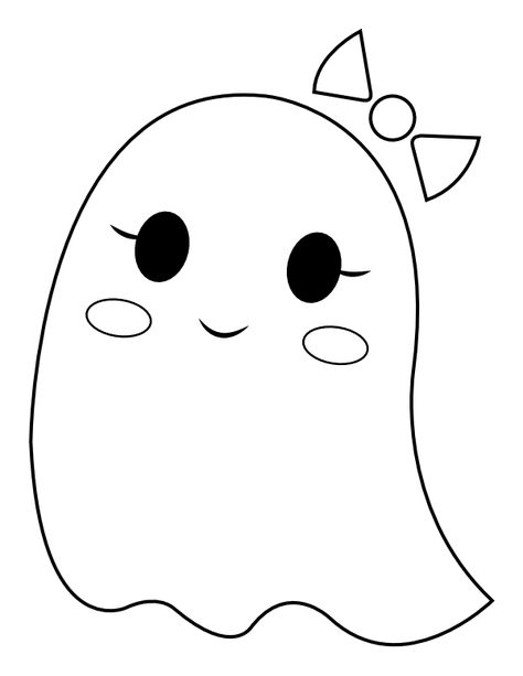 Printable Female Ghost Coloring Page Ghost Coloring Pages, Ghost Coloring, Female Ghost, Easy Halloween Drawings, Halloween Felt Crafts, Halloween Activities Preschool, Moldes Halloween, Fall Drawings, Image Halloween