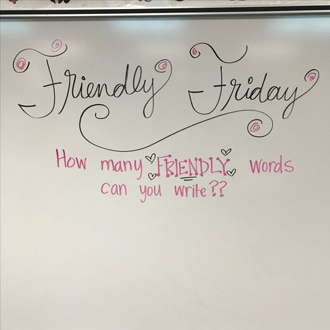 Elementary Morning Announcement Ideas, Friday Question Of The Day, Morning Writing Prompts, Morning Questions, Morning Writing, Whiteboard Messages, Morning Board, Responsive Classroom, Morning Activities