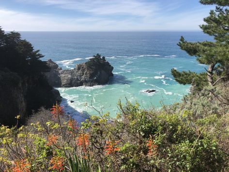 McWay Falls, Purple Sand and Moonstone Beaches | Vic and Sasha Photography Moonstone Beach, Los Padres National Forest, Mcway Falls, Ocean Shores, Pismo Beach, Beach Park, Park Ranger, Road Trippin, California Dreamin'