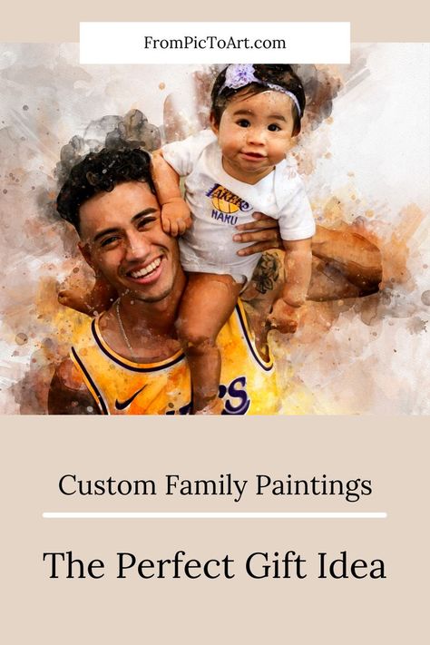 Custom Family Painting, the perfect gift idea Family Painting, Custom Family Portrait, Art Portraits, Custom Portrait, Portraits From Photos, Custom Painted, Family Portrait, Custom Portraits, Photo Posters