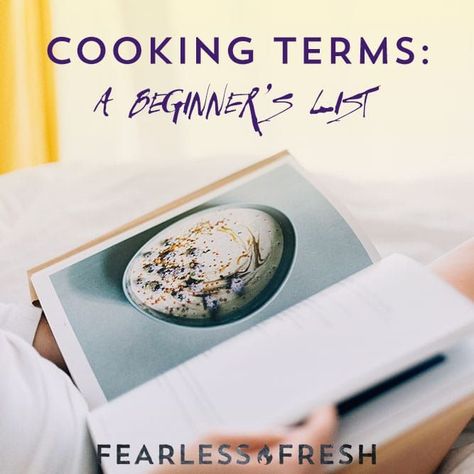 Beginner Words, Beginner Cooking, Cooking Terms, Frozen Salmon, Cooking Advice, How To Cook Asparagus, Cooking For Beginners, Culinary Recipes, Inspired Recipes