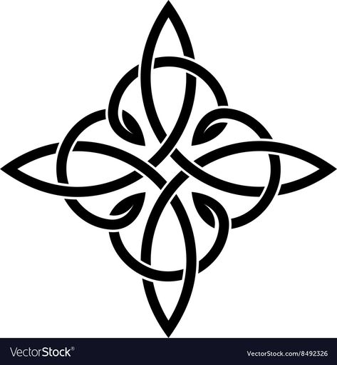 Celtic Star Tattoo, Simple Celtic Designs, Celtic Circle Design, Back Tattoo Template, Witches Knot Tattoo, Celtic Tattoo For Women, Celtic Symbols And Meanings, Geometric Arrow Tattoo, Celtic Quilt