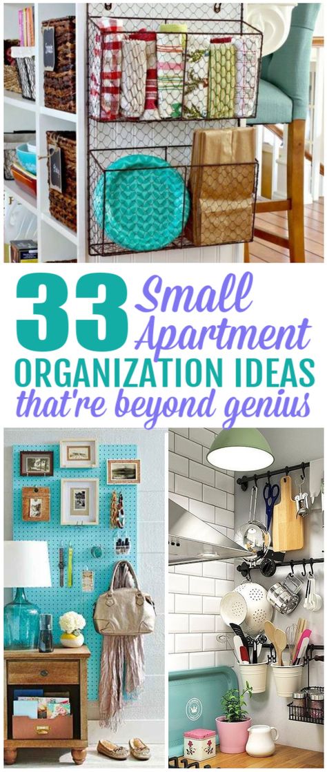 Some people might prefer living in a small-spaced house or an apartment and to keep it tidy is quite a challenge. That's why we want to share the best ideas for small apartment organization and make space for your house or apartment. Ideas For Small Houses Space Saving, Organization For Tiny Homes, Space Saving Ideas For Studio Apartment, Small Apt Storage Ideas, Free Organization Ideas, How To Organize A Small House, Organization For Small Homes, Storage Ideas For Small Apartments, Small Apartment Organizing