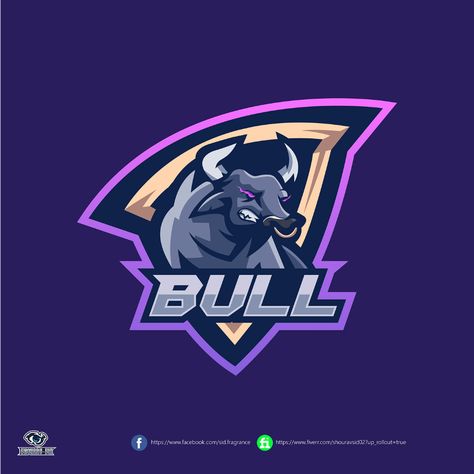 BULL MASCOT LOGO on Behance Bull Mascot, Mascot Logos, Logo Mascot, Logo Sport, Bull Logo, Black Bull, Mascot Logo, Mascot Design, Sports Logo