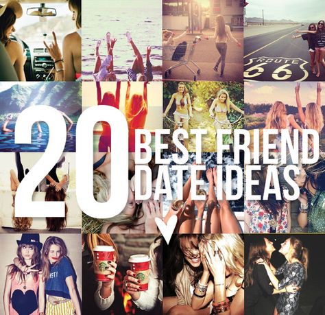 20 Best Friend Date Ideas! love this @Amanda Rickert ! thanks for sending it : ) we'll definitely have to do some this summer! Best Friend Date Ideas, Friend Date Ideas, Best Friend Bucket List, Best Friend Dates, Friend Things, Delta Girl, Studio Apt, Anything For You, Kappa Delta