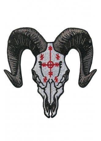 Shirt Patches, Kreepsville 666, Goat Skull, Ram Skull, Skull Patch, Punk Patches, Spooky Gifts, Military Patch, Cool Patches