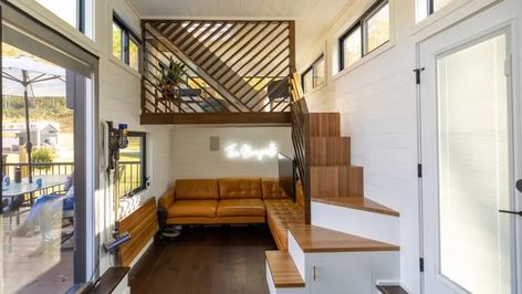 Expensive Apartment, Gooseneck Tiny House, Cottage Tiny House, Tiny House Bedroom, Tiny House Blog, Tiny House Community, Tiny House Trailer, Best Tiny House, Small Loft