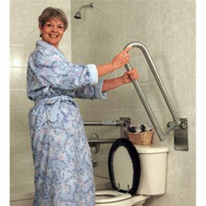 Walking Support, Accessible Bathroom Design, Medical Furniture, Ada Bathroom, Property Ideas, Grab Bars In Bathroom, Bathroom Design Layout, Accessible Bathroom, Wheelchair Accessories