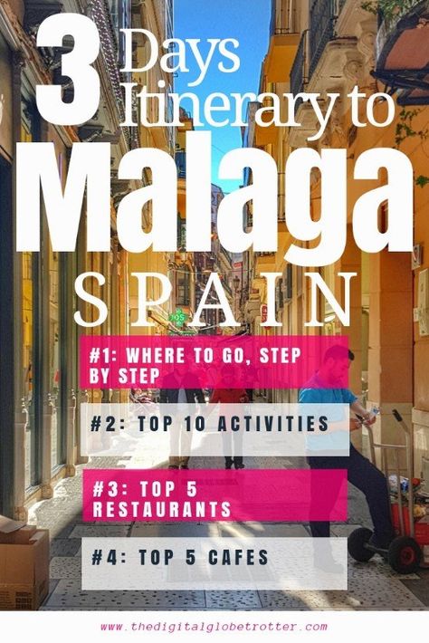 Malaga: The Flawless Spanish City that Has it All - City Guide - The Digital Globetrotter Spanish City, Travelling Abroad, Spain Itinerary, Spain Travel Guide, Travel Spain, Malaga Spain, Plan A Trip, Travel Cards, European Destinations