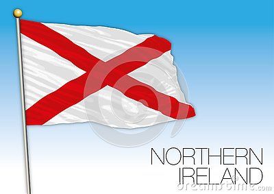 Northern Ireland Flag, Flag Illustration, Ireland Flag, Flag Signs, Flags Of The World, Canada Flag, Northern Ireland, Country Flags, Wind Sock