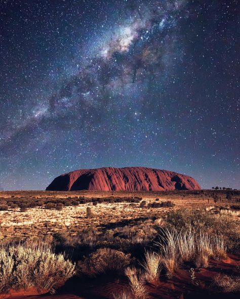 Australian Geographic on Instagram: “This pic of the Milky Way over Uluru was captured by Beau Micheli @beaumicheli. “Three weeks ago I was lucky enough to get up to Uluru for…” Ayers Rock Australia, Rock Box, Campervan Hire, Ayers Rock, Bohemian Coastal, Photo Wall Gallery, Modern Moroccan, Aerial Drone, Art Prints Online