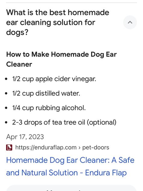 Diy Paw Cleaner For Dogs, Diy Dog Ear Cleaner, Dog Ear Cleaner Homemade, Natural Dog Ear Cleaner, Treat Business, Dogs Ears, Dog Ear Cleaner, Ear Cleaner, Paw Cleaner