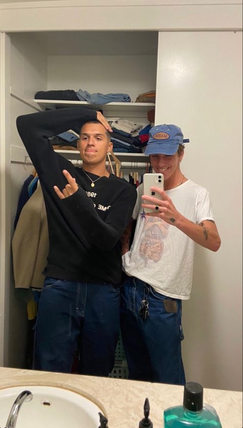 tucker pillsbury and omar apollo Tucker Pillsbury, Omar Apollo, Guys Fits, Hey Handsome, Model Outfit, Street Style Outfits Men, Mirror Pics, Harry Styles Photos, Role Model