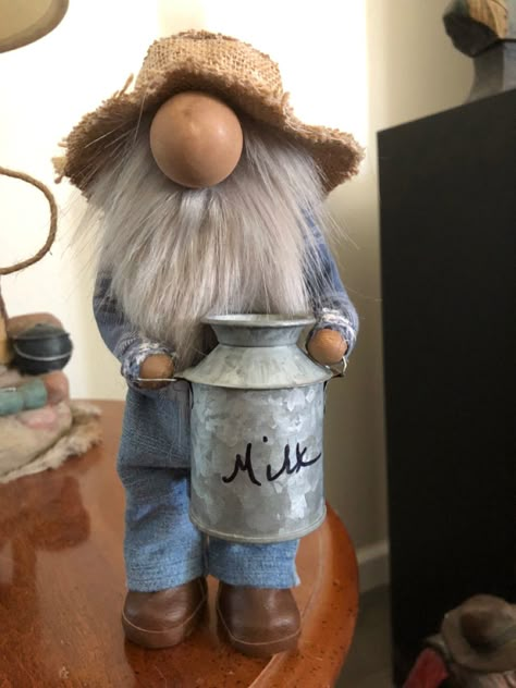 Country Gnomes, Hillbilly Gnome, Gnome Cowboy Boots, Cow Gnomes, Farmer Gnome, Mason Jar Bathroom Organizer, Sock Gnomes, Fall Gnomes, Gnome Tutorial