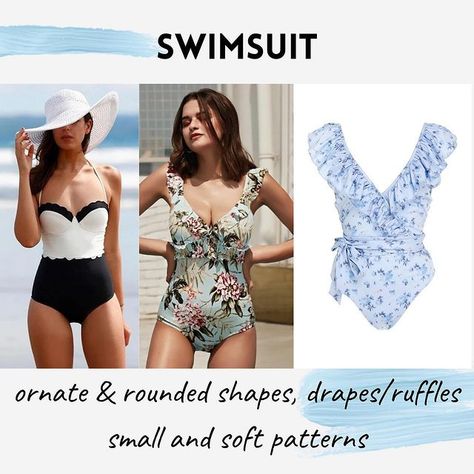 Swimsuits Modest, Kibbe Romantic, Feminine Details, Modest Swimsuits, What To Wear Today, Si Swimsuit, Modest Swimwear, Romantic Outfit, Romantic Look