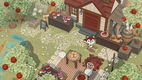 Acnh Poppy House, Acnh Poppy Yard, Acnh Poppy, Acnh Cottagecore, Acnh Inspo, Stardew Valley, Animal Crossing, House Exterior, Poppies