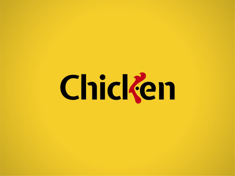 Chicken Shop Logo, Meat Typography, Chicken Logo Ideas, Chicken Branding, Chicken Restaurant Logos, Food Restaurant Logo, Chicken Brands, Rooster Logo, Chicken Restaurant