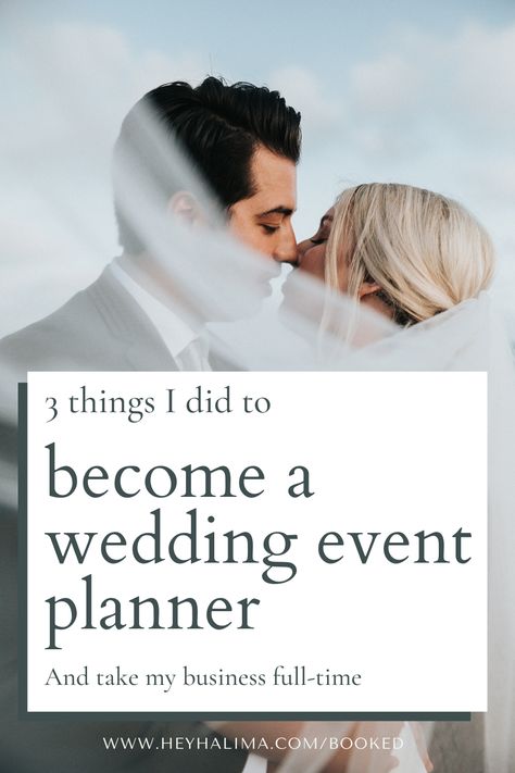 Here are 3 things I did to become a wedding event planner & take my business full-time. After 10+ years of running my own wedding planning business, I set out to help more planners grow their businesses by teaching them how to become an expert wedding planner and build a fully booked wedding planning business. Ready to book more brides & take your wedding planning business full-time? Learn how now! How To Become A Wedding Planner, Wedding Starter, Wedding Starters, Wedding Planner Job, Planners Ideas, Events Management, Wedding Planner Business, Events Planning, Wedding Planning Business