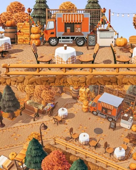 Acnh Rural Town, Acnh University, Acnh Rural, Hay Ride, Fall City, Town Ideas, Spooky Town, New Animal Crossing, Nerd Life