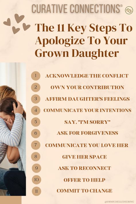 How To Bond With Your Daughter, Healing Mother Daughter Relationships, Mother Daughter Problems, Mother Daughter Relationship Building, How To Apologize To Your Mom, Difficult Mother Daughter Relationship, Mother Daughter Relationship Problems, Bad Mother Daughter Relationship, Mother And Daughter Relationships