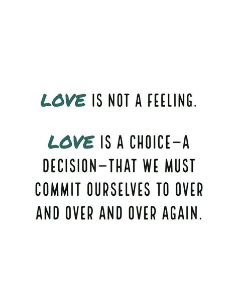 Love is more than a feeling — it is a commitment, a promise to be responsible, respectful, and responsive to the needs and experiences of others. And like any other action we undertake, perfecting the act of love requires a lifetime of practice and good choices. ... Learn more facebook.com/FamilyProclamation; facebook.com/1497084307262377 and #passiton. #ShareGoodness Love Is A Choice Quotes, Love Is A Decision, Decision Quotes, Smart Woman, More Than A Feeling, Action Quotes, Love Is A Choice, Dysfunctional Relationships, Morning Mantra