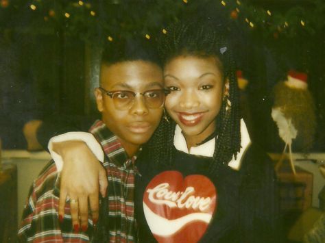 Kel Mitchell & Brandy ❤️ 90's nostalgia Kel Mitchell The 90s, Brandy In The 90s, Hip Hop Background, 90s Stars, Kenan And Kel, Brandy Norwood, Star Eyes, 00s Fashion, 90s Hip Hop Fashion